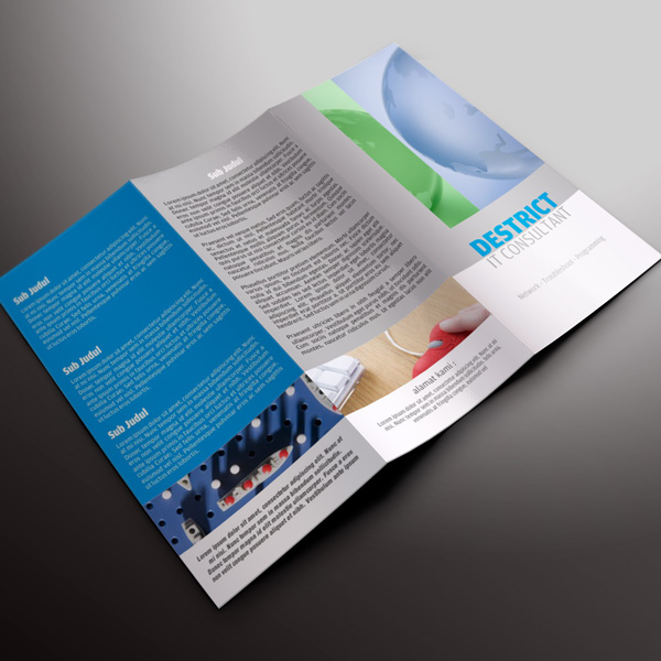 download gratis inspirasi contoh desain design brosur ...